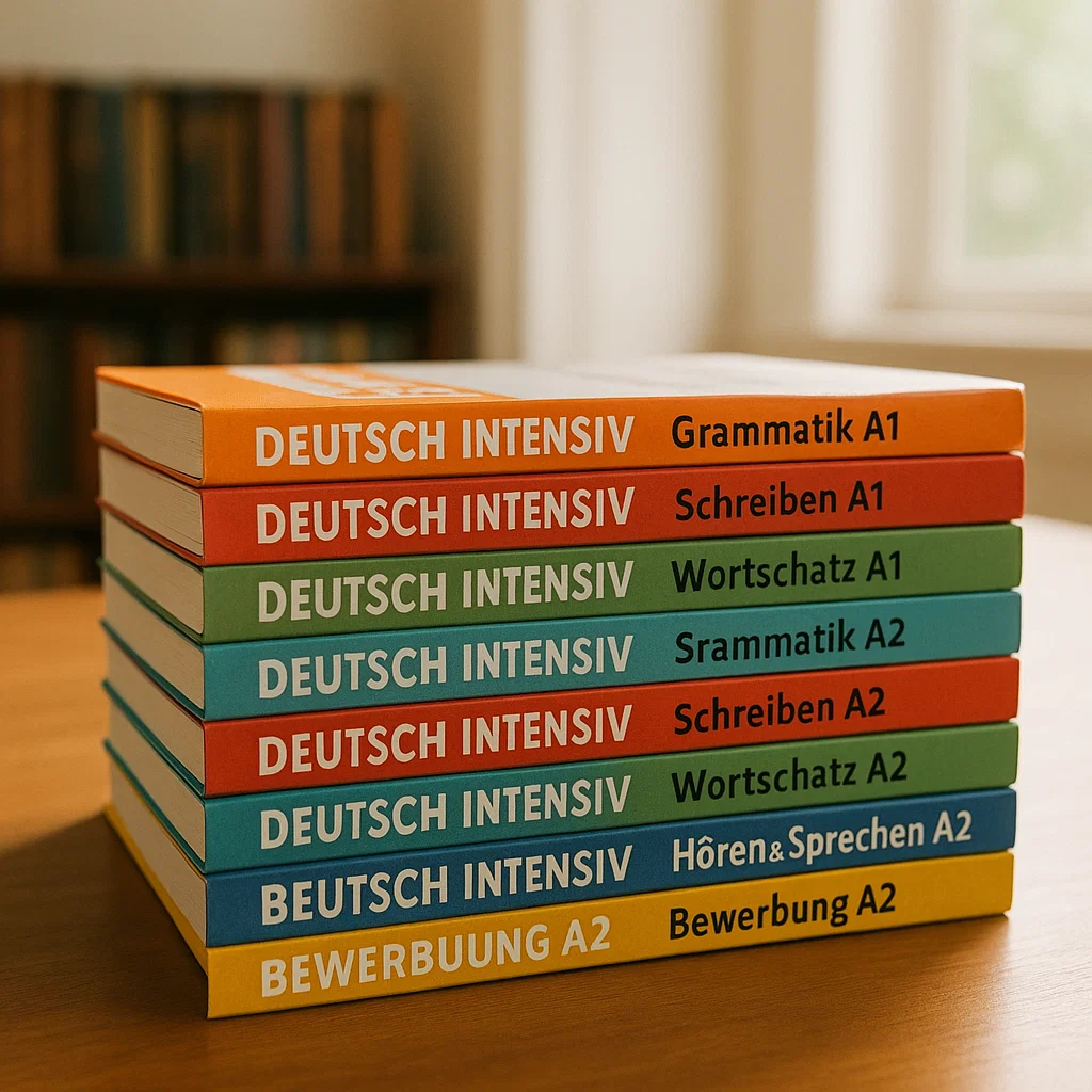 معرفی مجموعه کتاب های Deutsch Intensiv سطح مبتدی (A1-A2)