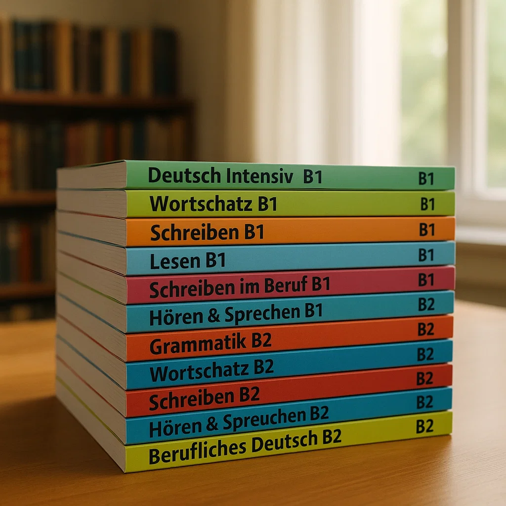 معرفی مجموعه کتاب های Deutsch Intensiv سطح متوسط (B1-B2)