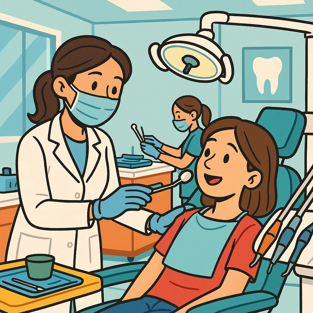 زفان : آلمانی در مطب دندان پزشک