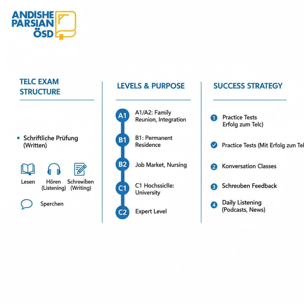 آمادگی آزمون تلک - Telc