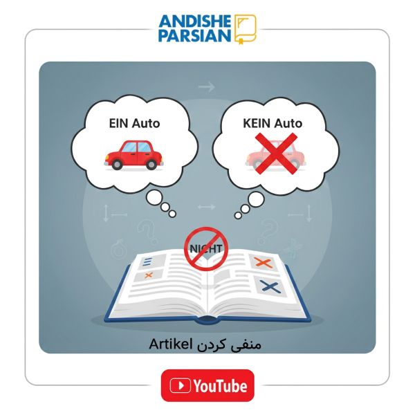 منفی کردن Artikel های آلمانی